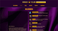 Desktop Screenshot of kingsclub.at